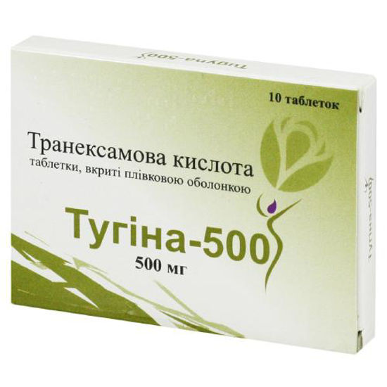 Тугіна-500 таблетки 500 мг №10